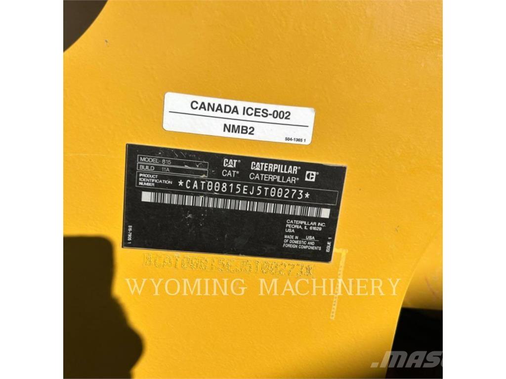 CAT 815 Compactadoras de suelo