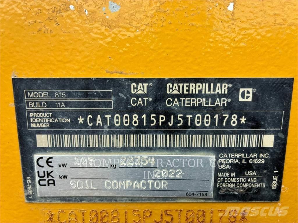 CAT 815 Compactadoras de suelo