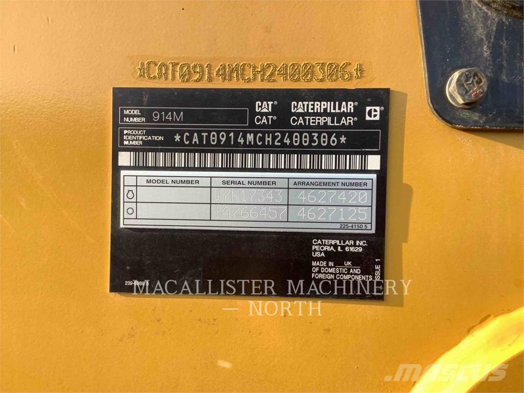 CAT 914M ARQ Cargadoras sobre ruedas