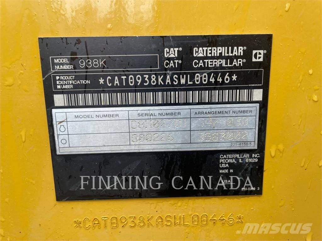 CAT 938K Cargadoras sobre ruedas