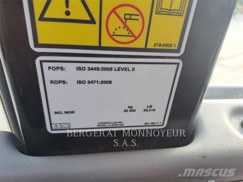 CAT 963 Cargadoras sobre orugas