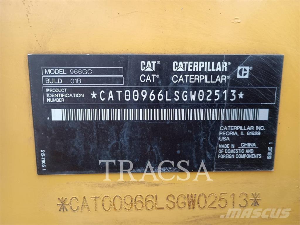CAT 966GC Cargadoras sobre ruedas