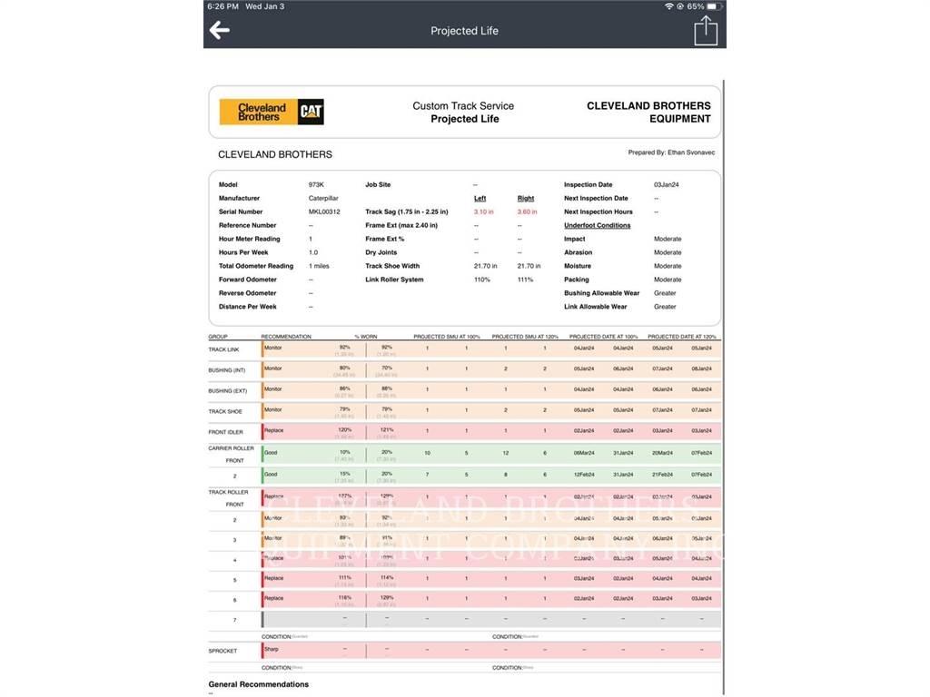 CAT 973K Cargadoras sobre orugas