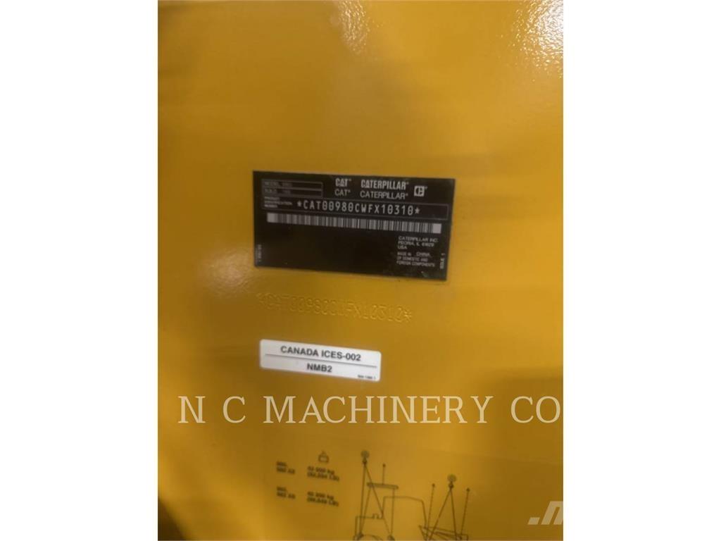 CAT 980 Cargadoras sobre ruedas