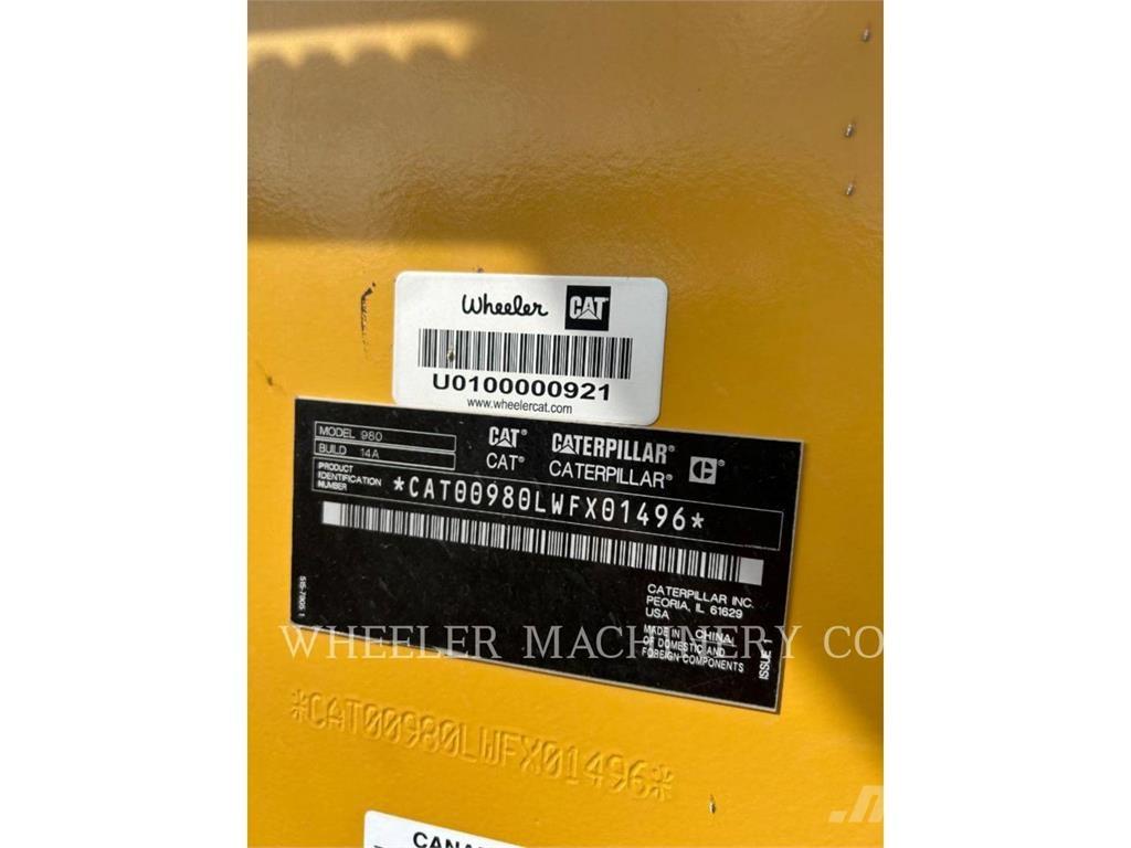CAT 980 Cargadoras sobre ruedas