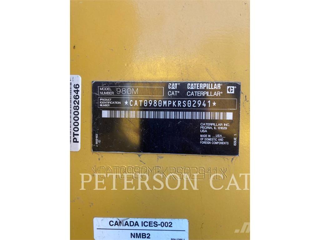 CAT 980M Cargadoras sobre ruedas