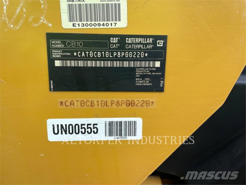 CAT CB10 Rodillos de doble tambor