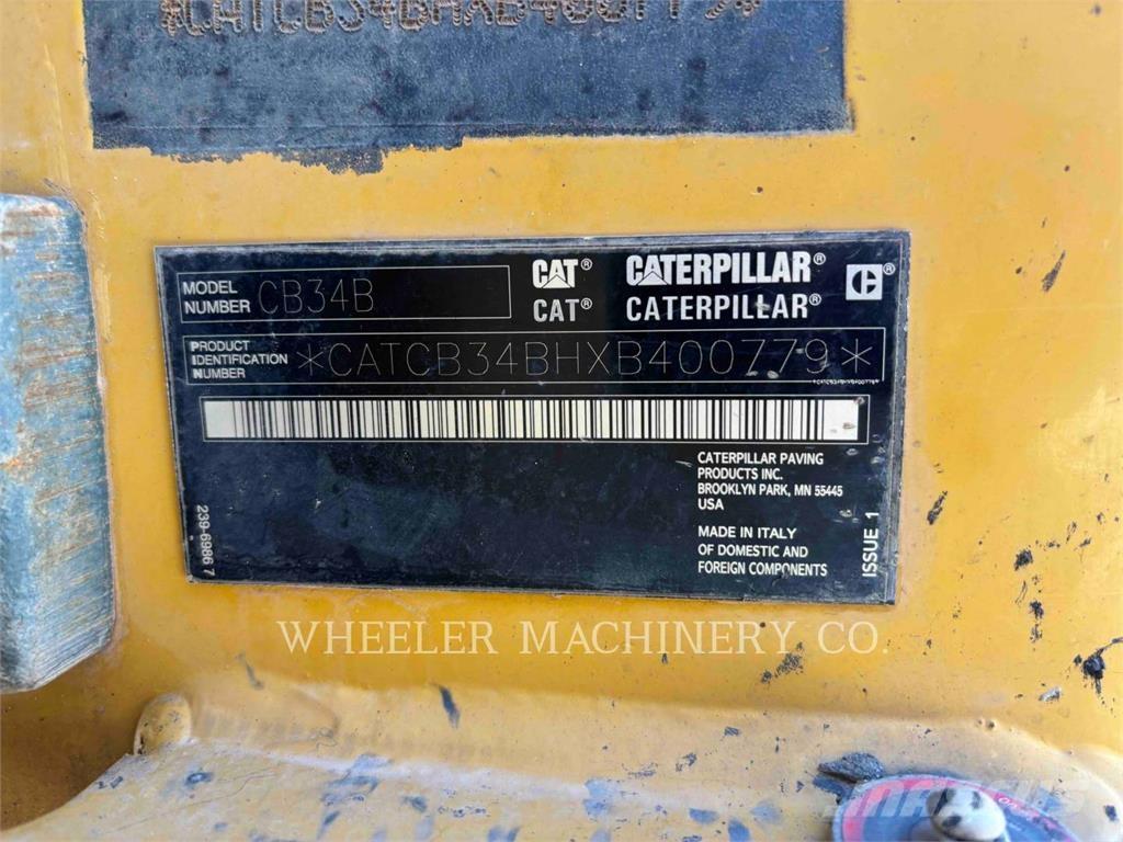 CAT CB34B Rodillos de doble tambor