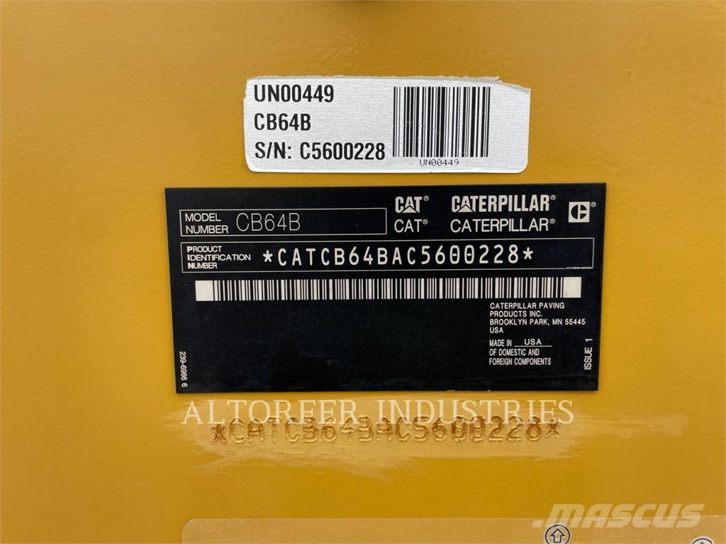CAT CB64B Rodillos de doble tambor