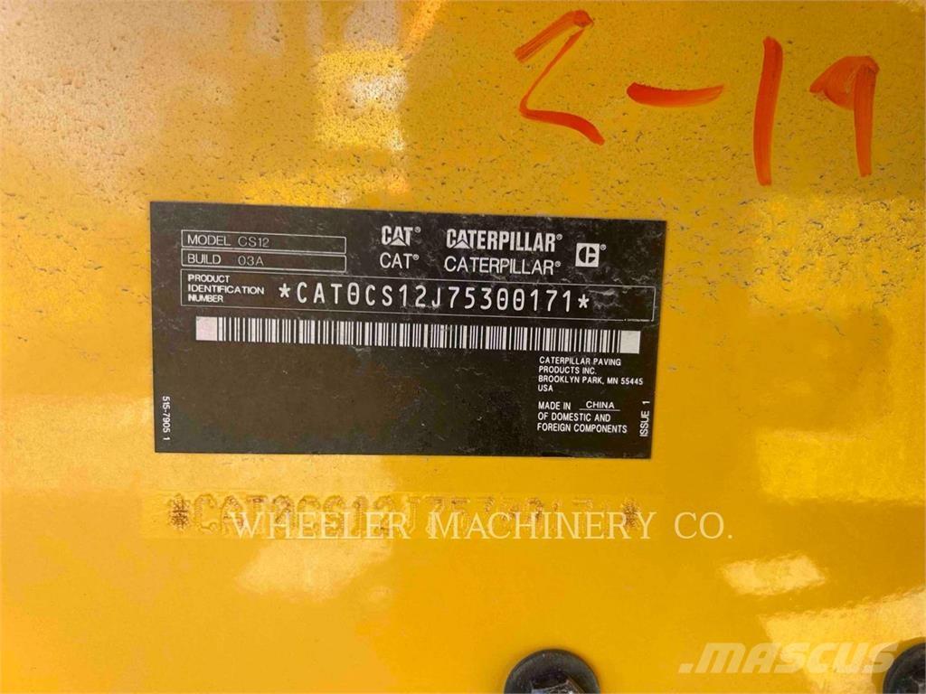 CAT CS12 Rodillos de un solo tambor