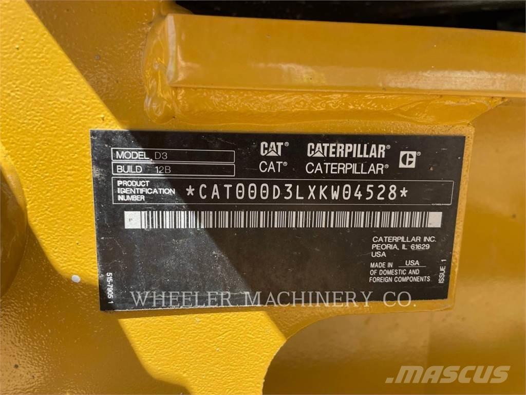 CAT D3 XL EW Buldozer sobre oruga