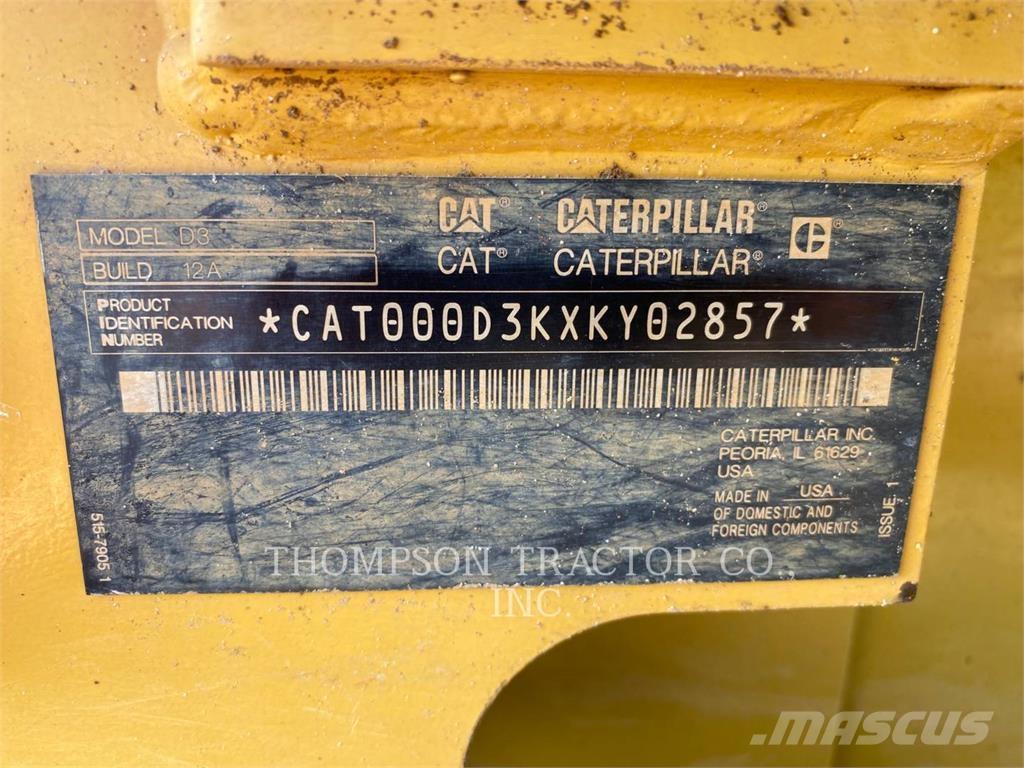 CAT D3LGP Buldozer sobre oruga