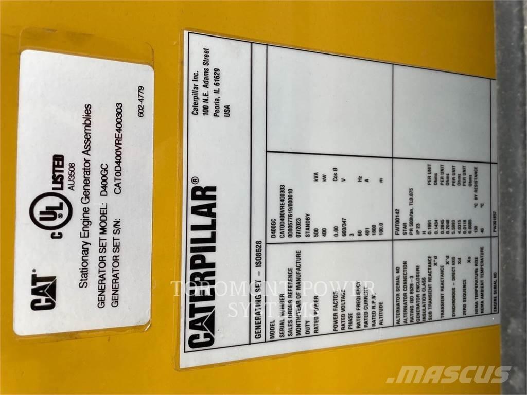 CAT D400GC Motores industriales