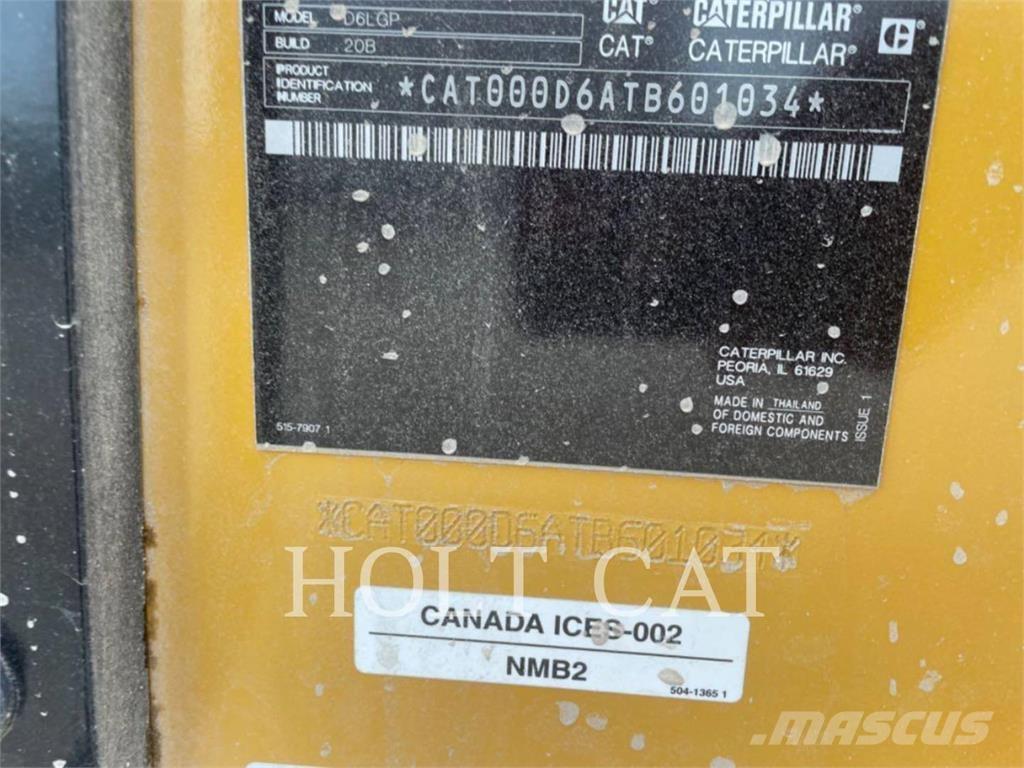 CAT D6 LGP Buldozer sobre oruga