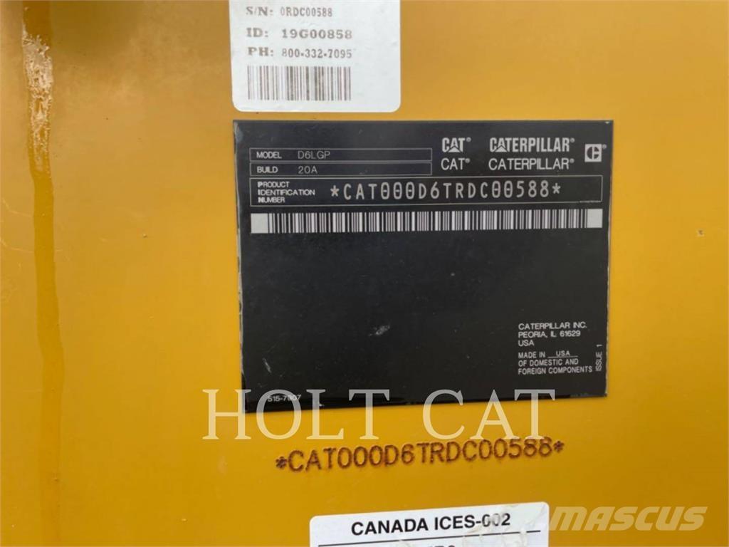 CAT D6 LGPVP3 Buldozer sobre oruga