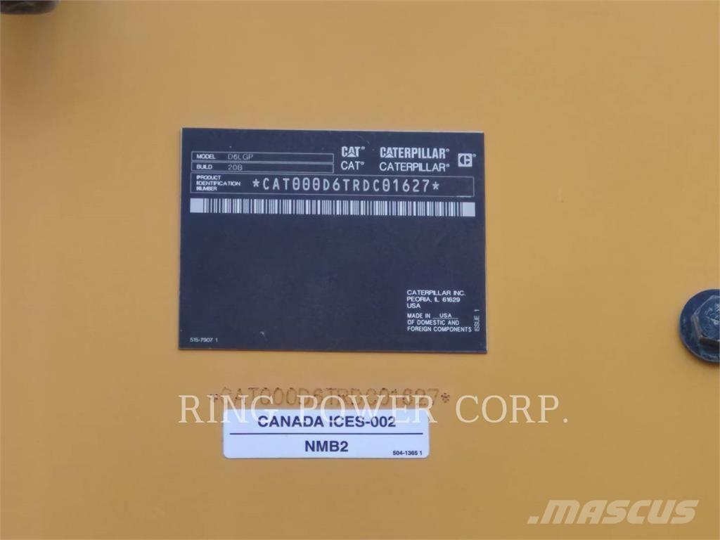 CAT D6LGPVPT Buldozer sobre oruga