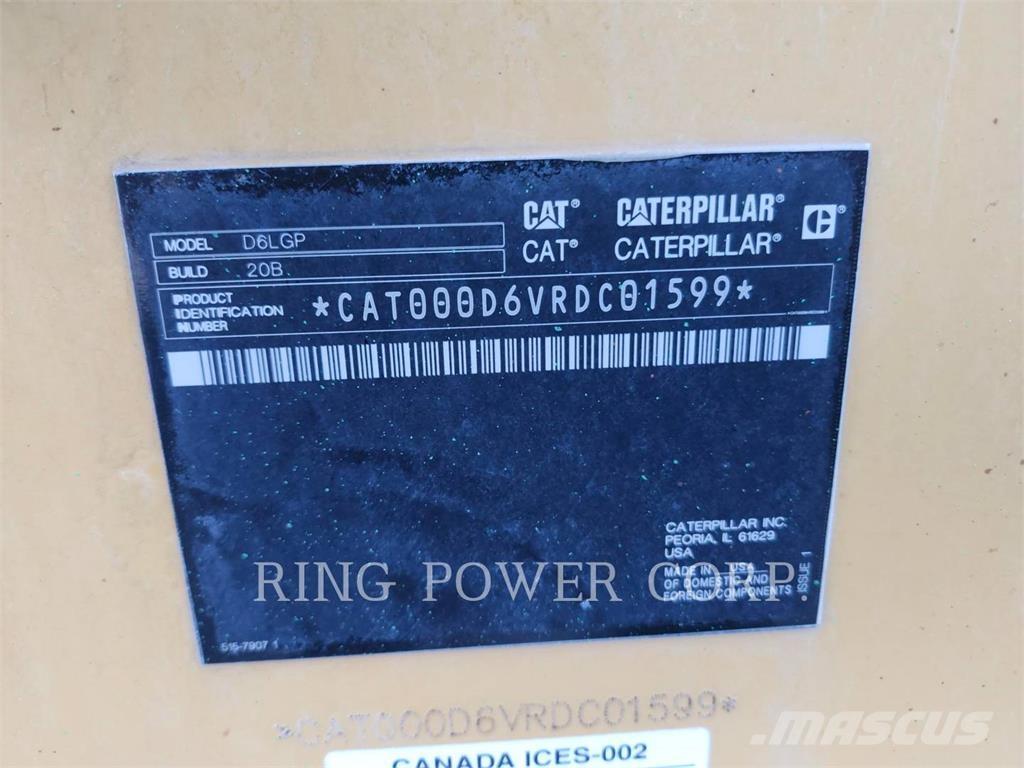 CAT D6LGPVPTEW Buldozer sobre oruga