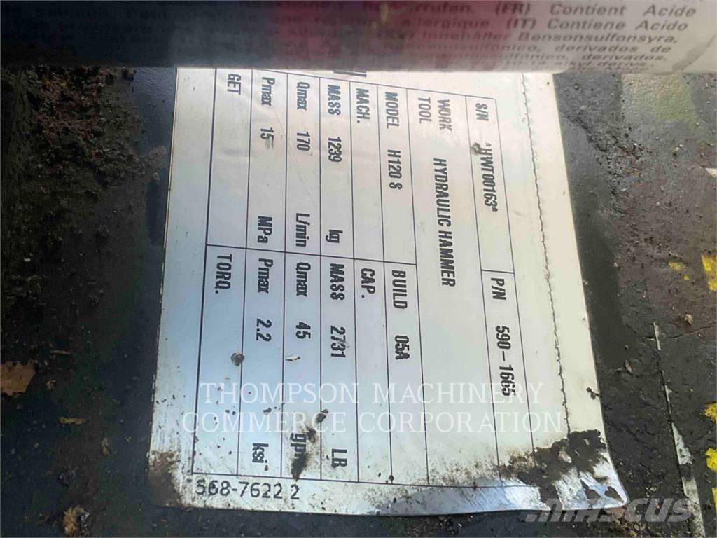 CAT H120ES Martillos hidráulicos