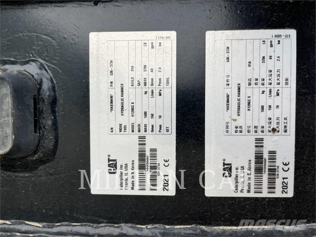 CAT H120GC S Martillos hidráulicos
