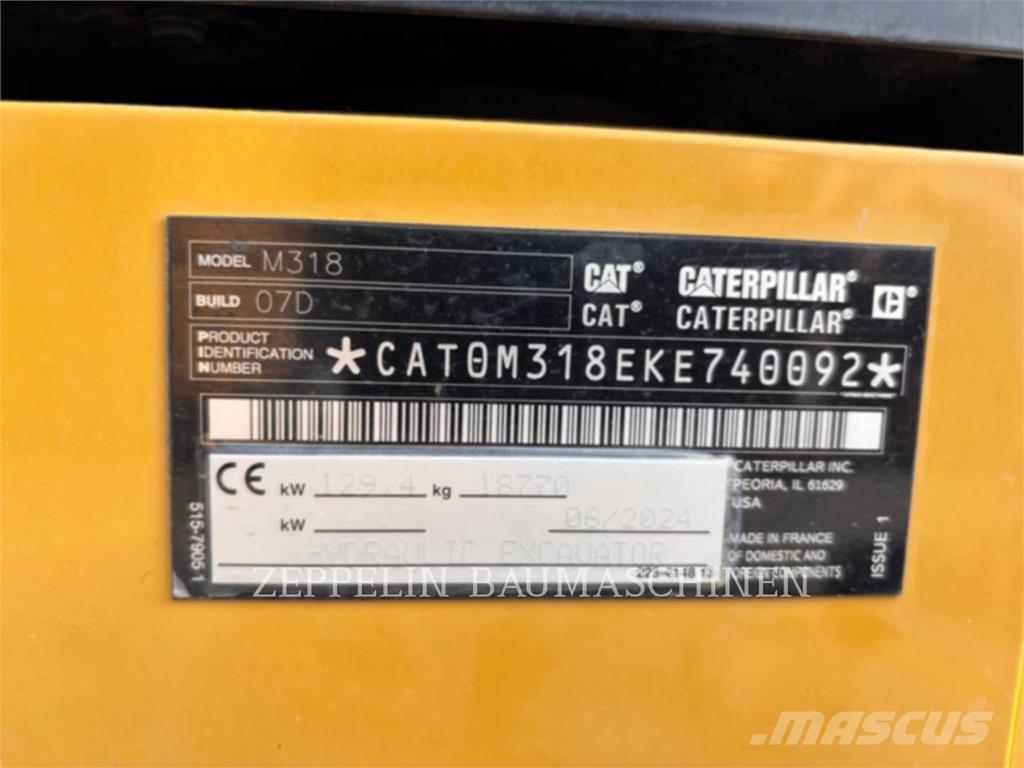 CAT M318-07A Excavadoras de ruedas