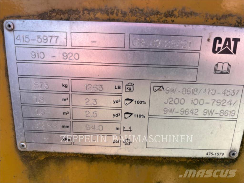 CAT SCHAUFEL CAT 918M Cucharones