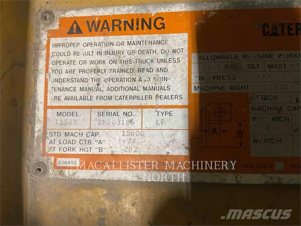 CAT T150D Montacargas - otros