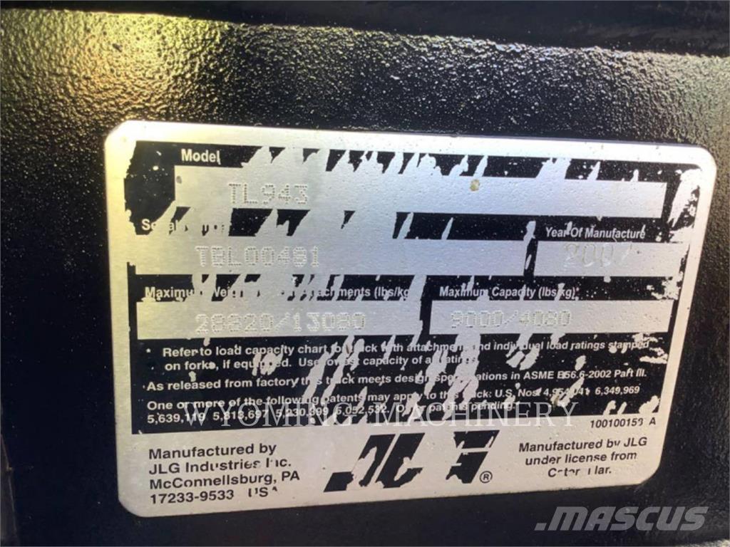 CAT TL943 Carretillas telescópicas