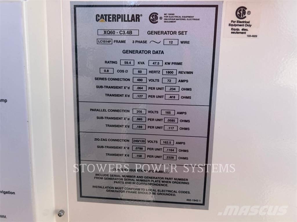 CAT XQ60-48KW Otros Generadores