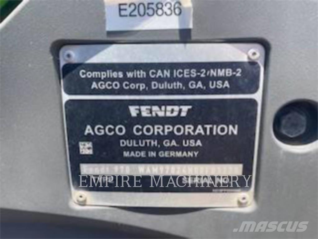 Fendt FT936G6 Tractores