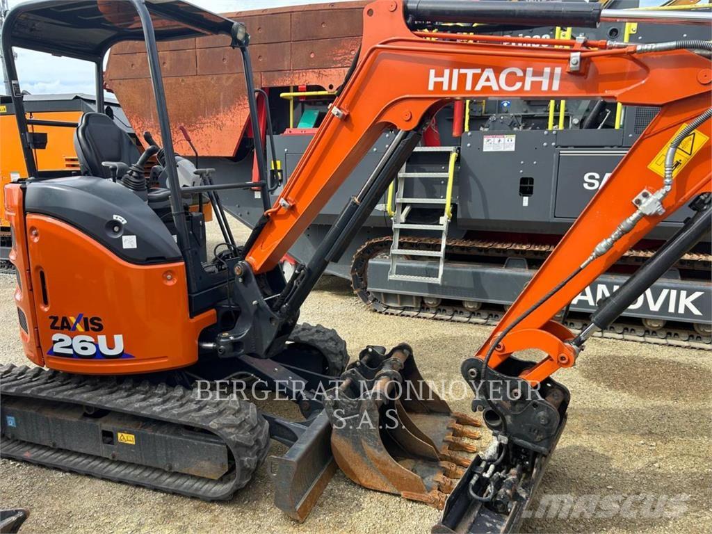 Hitachi ZX26U-6 Excavadoras sobre orugas