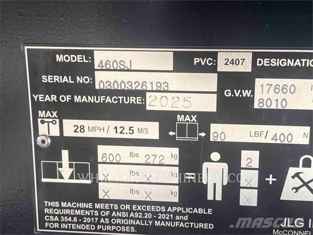 JLG 460SJ Plataformas con brazo de elevación manual