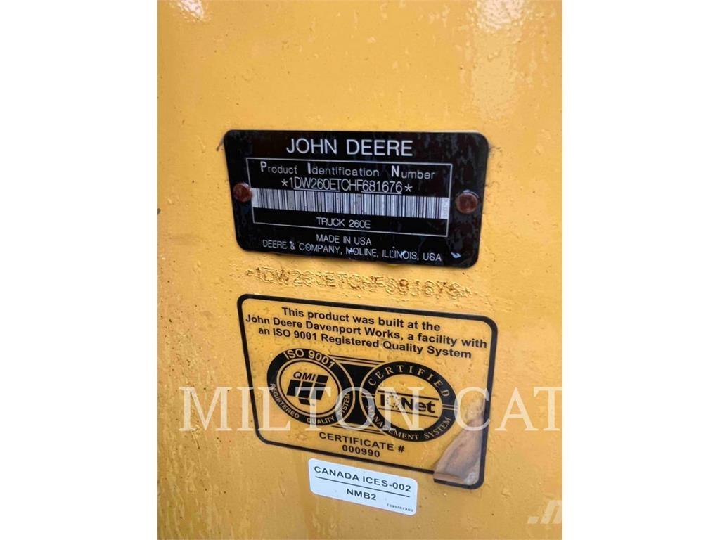 John Deere 260E Camiones articulados