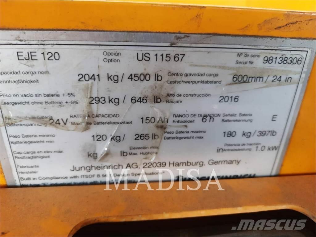 Jungheinrich EJE 120 Carretillas de horquilla eléctrica