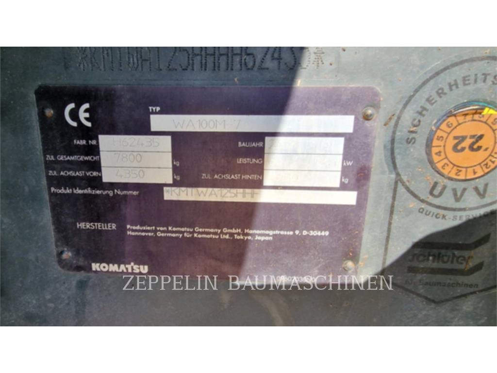 Komatsu WA100M-7 Cargadoras sobre ruedas