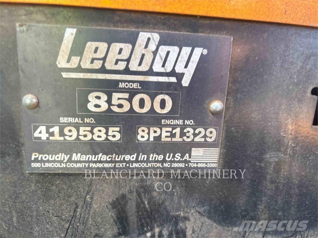 LeeBoy 8500E Asfaltadoras