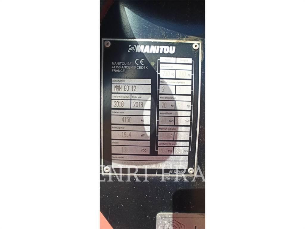 Manitou BF S.A. MANGO12 Plataformas con brazo de elevación manual