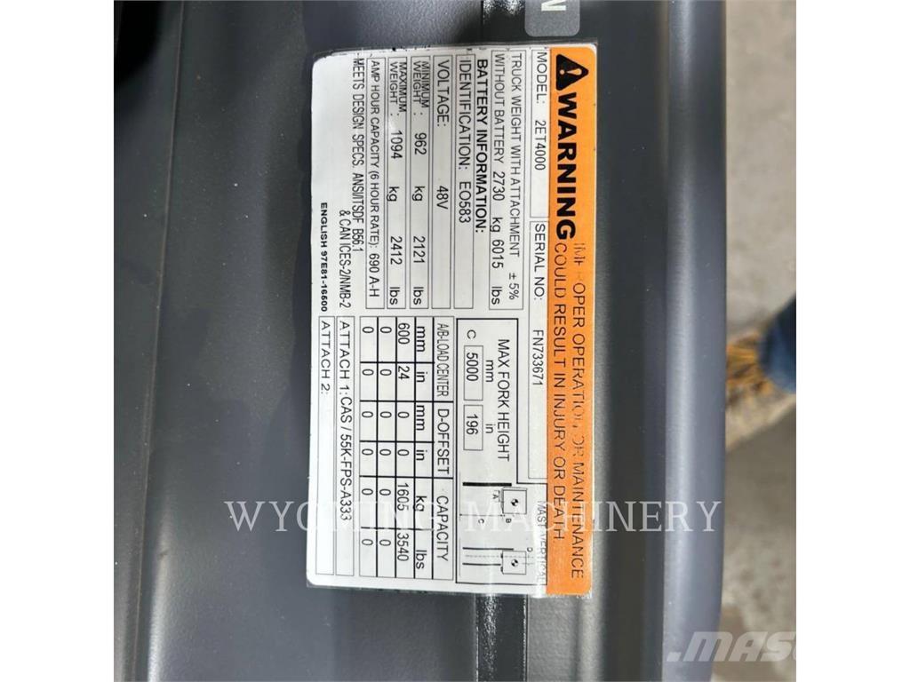 Mitsubishi 2ET4000 Carretillas de horquilla eléctrica