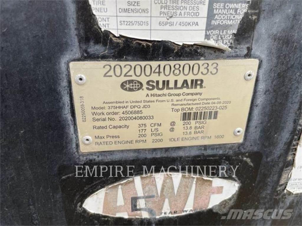 Sullair DPQ375HHAF Compresoras