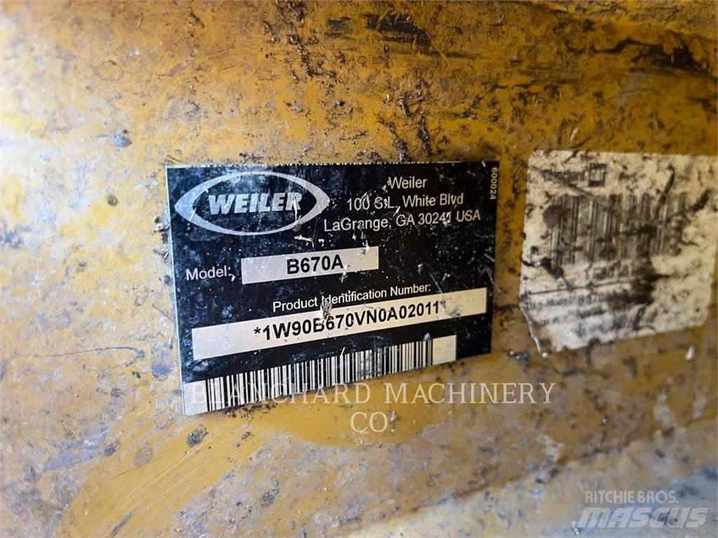 Weiler B670A Taladoras apiladoras