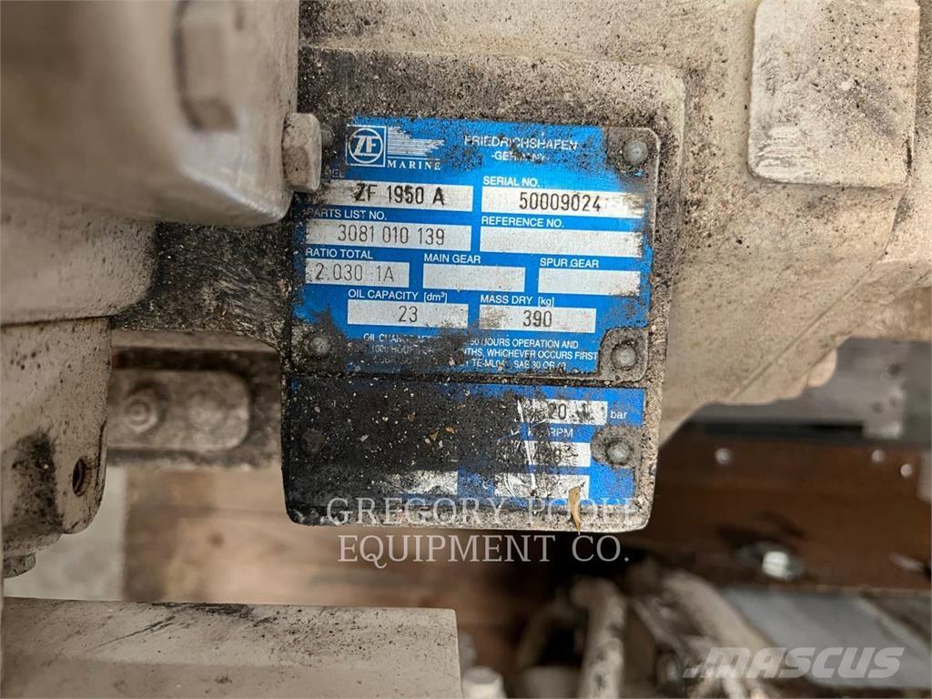 ZF TRANSMISSION 1950A Motores auxiliares marítimos