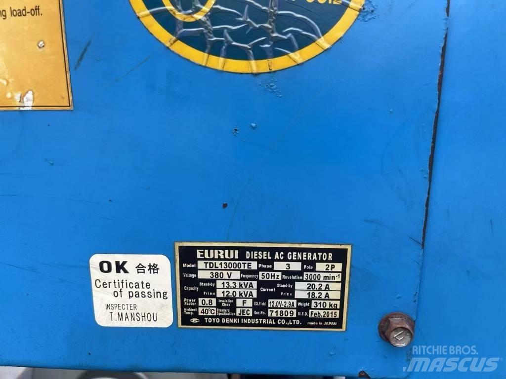 Yanmar 13.3KVA Generadores diésel