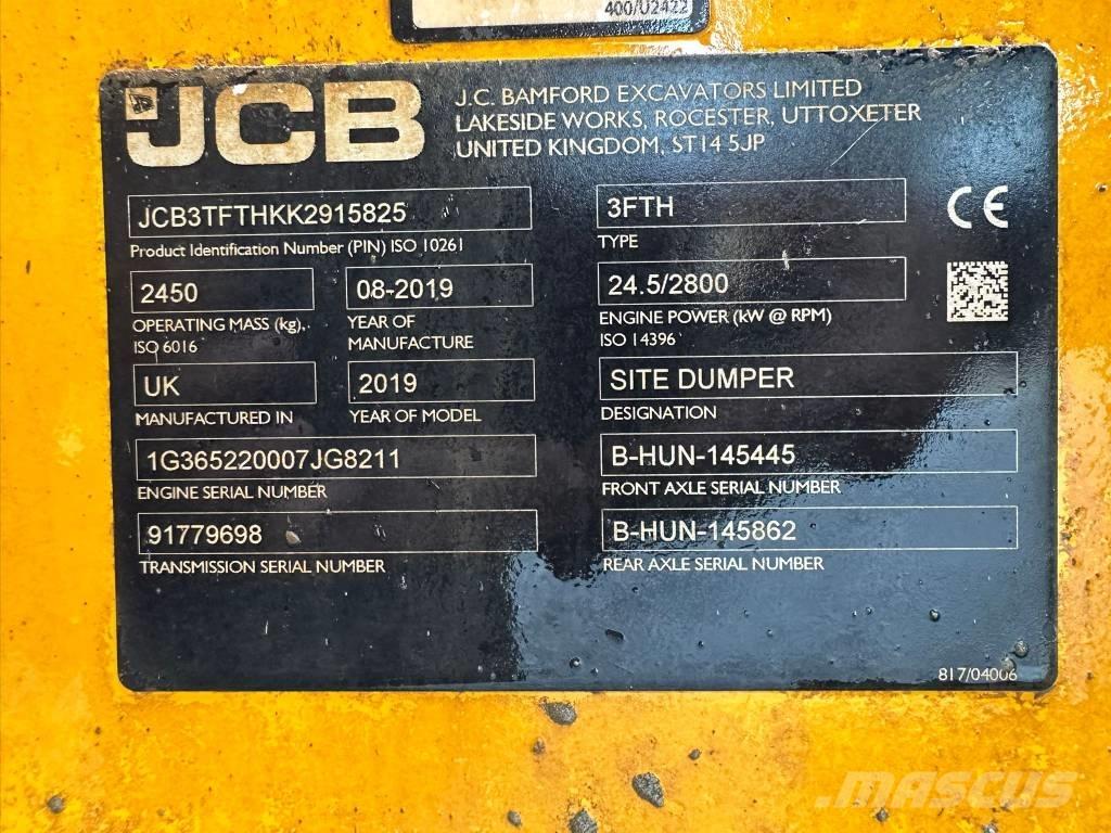 JCB 3 TFT Vehículos compactos de volteo