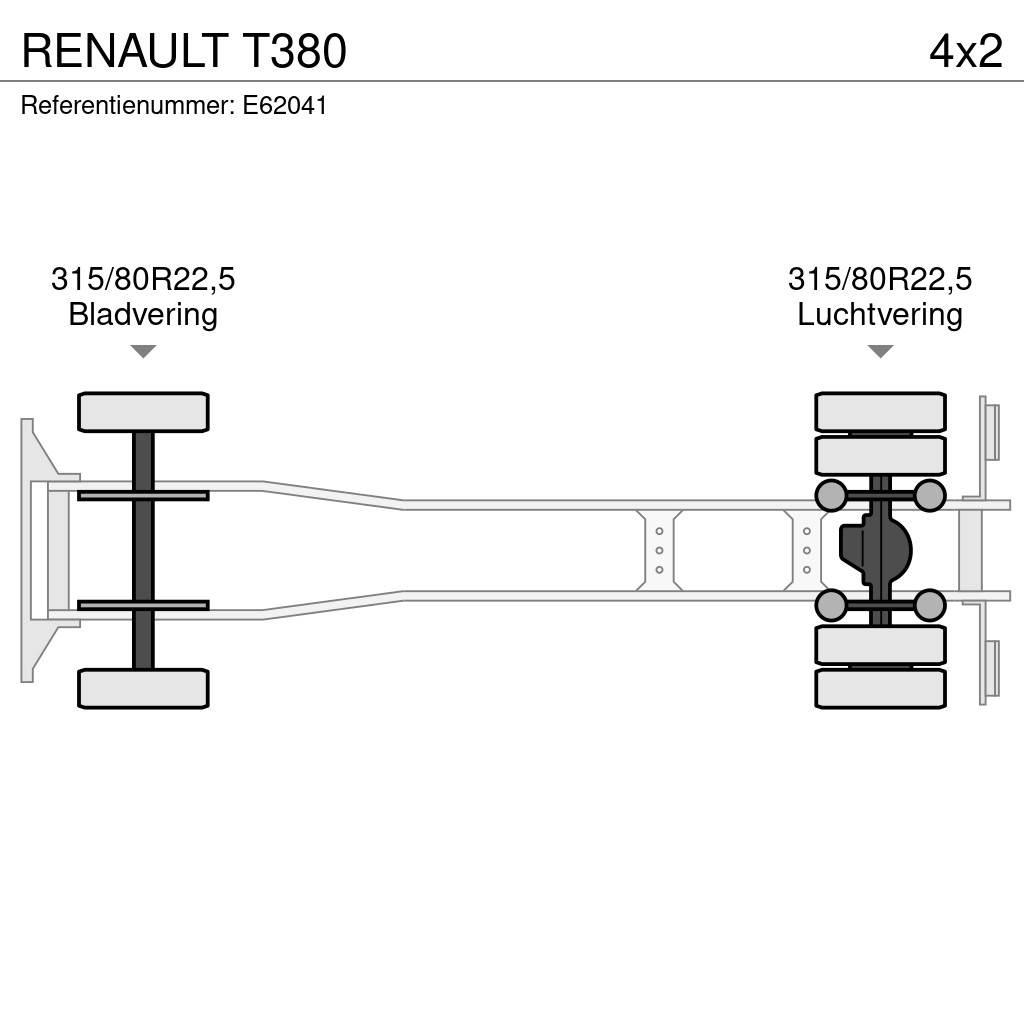 Renault T380 Camiones de caja de lona