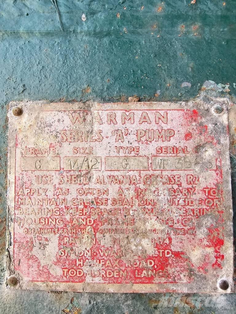 Warman pump 14/12'' Draga