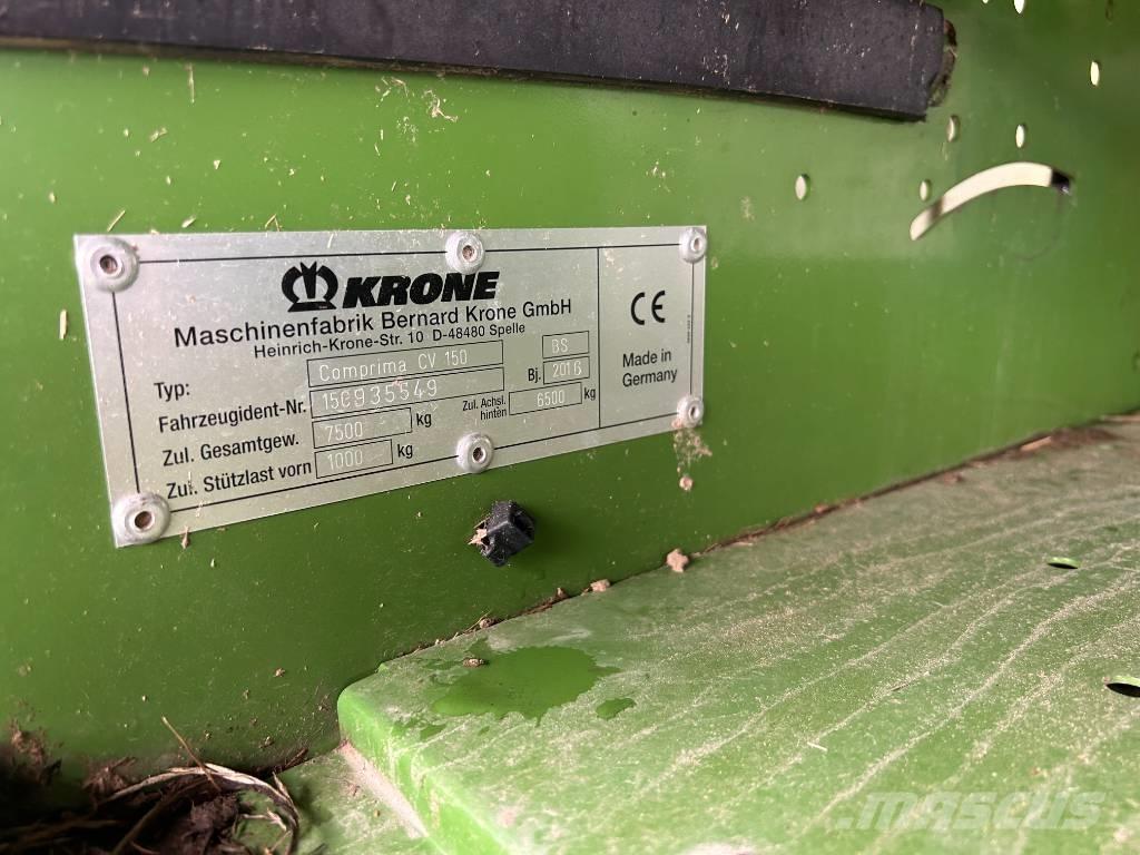 Krone CV150XC Empacadoras circular