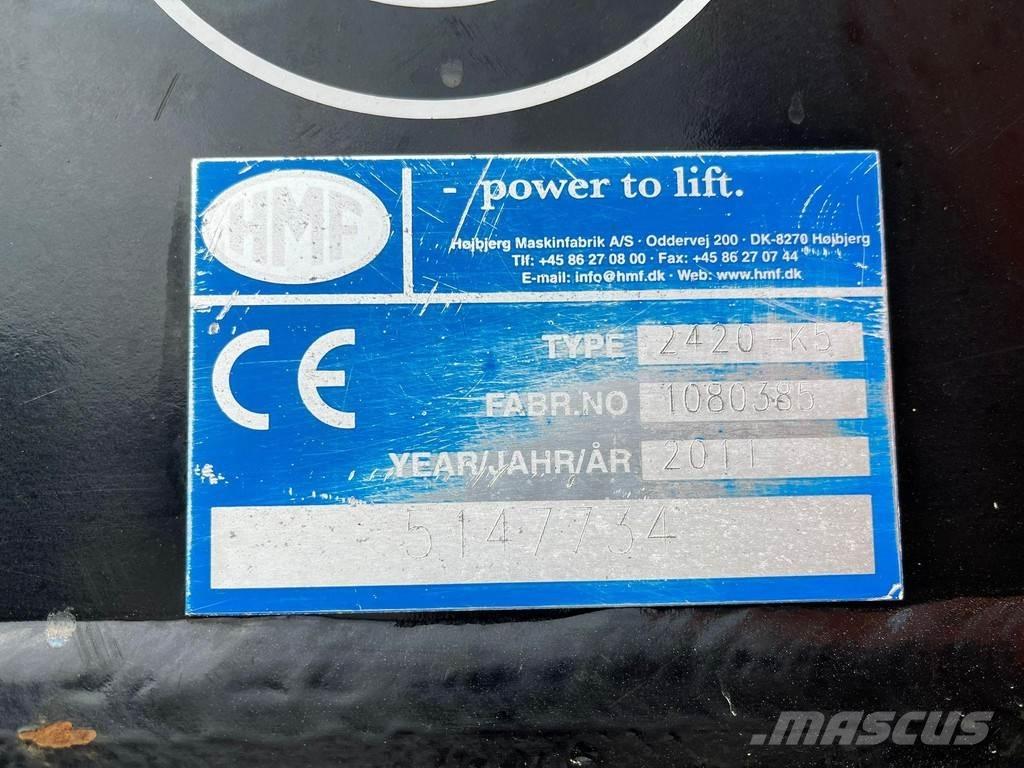 HMF 2420 K5 Grúas cargadoras