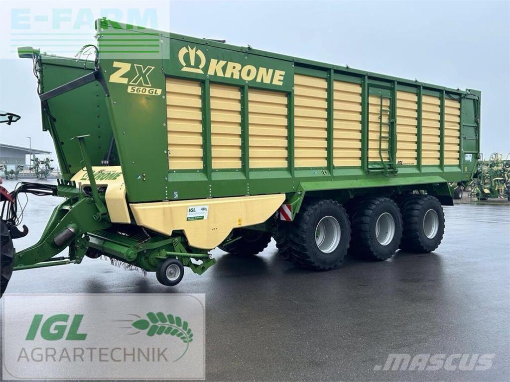Krone zx 560 gl Carros de trasladar grano