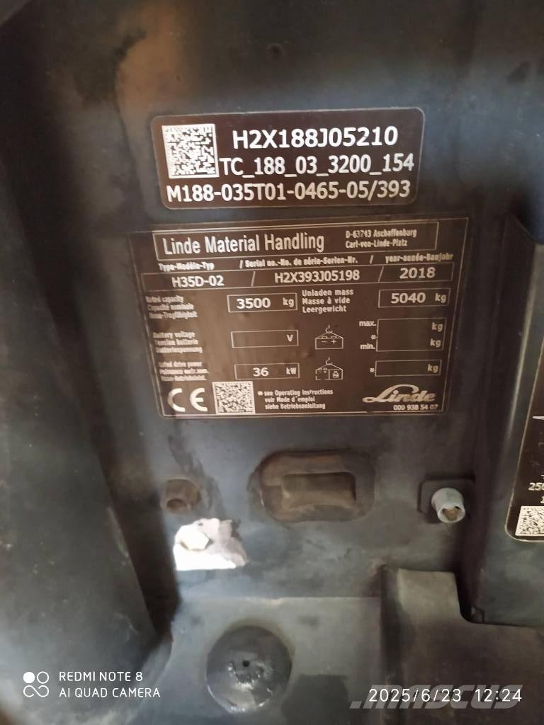 Linde H 35 D Camiones diesel