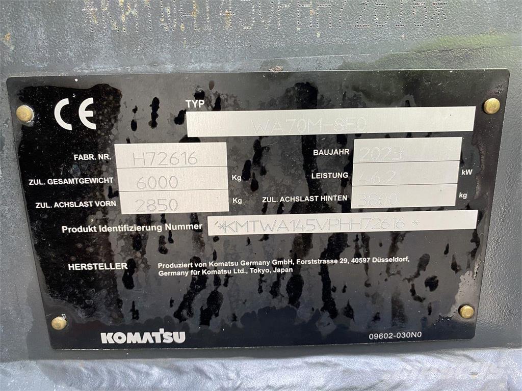 Komatsu WA70M-8EO Cargadoras multifunción