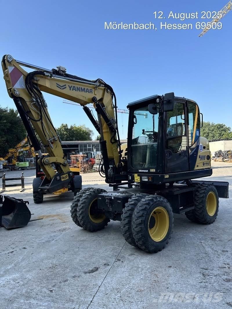 Yanmar B75W Excavadoras de ruedas